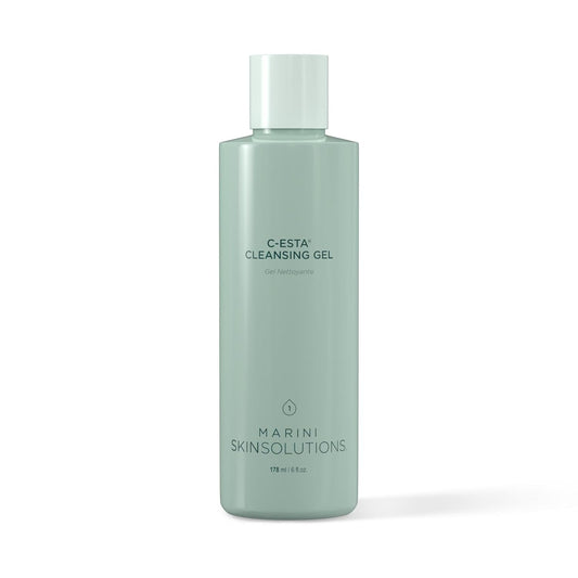 Marini SkinSolutions C-ESTA Cleansing Gel - Vitamin C Face Cleanser with DMAE - Cruelty Free - Made in the USA - 6 fl oz