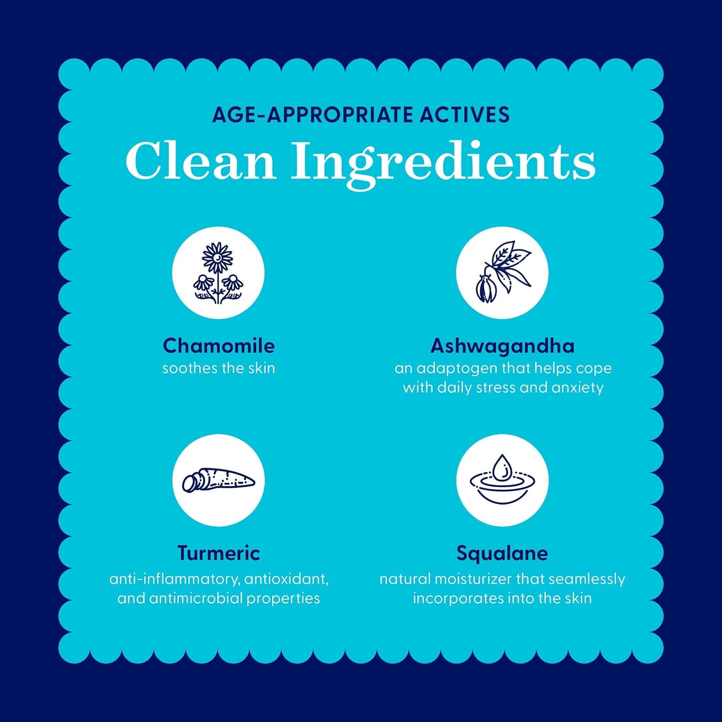 Day+Bright Facial Moisturizer for Teen & Tween Girls, 50mL | Non-Greasy Daily Hydration | pH-Balanced Formula with Chamomile, Turmeric, Ashwagandha, Squalane.