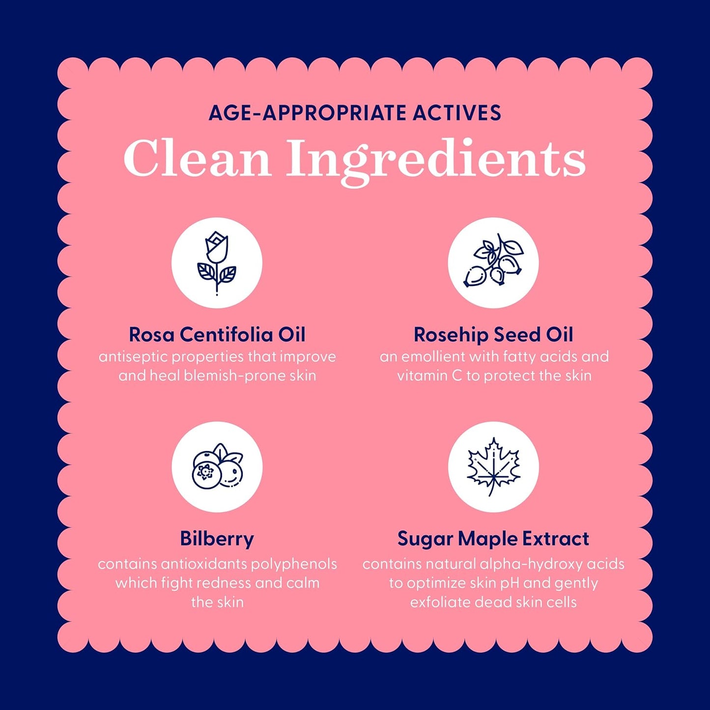 Calm+Bright Facial Mask for Teens - Soothing, Non-Drying, pH-Balanced Skincare by Dr. Angela Casey Sensitive Calming Gentle Radiant