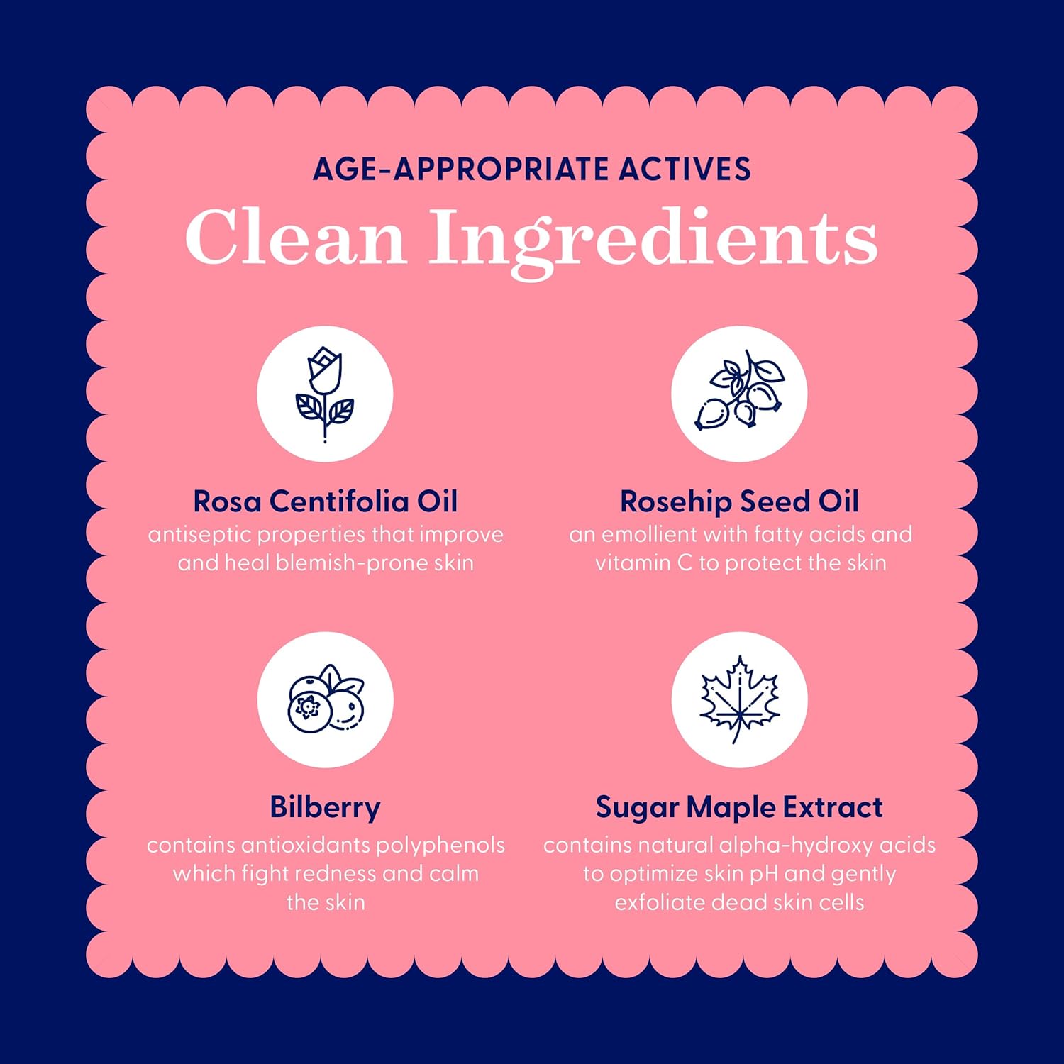 Calm+Bright Facial Mask for Teens - Soothing, Non-Drying, pH-Balanced Skincare by Dr. Angela Casey Sensitive Calming Gentle Radiant