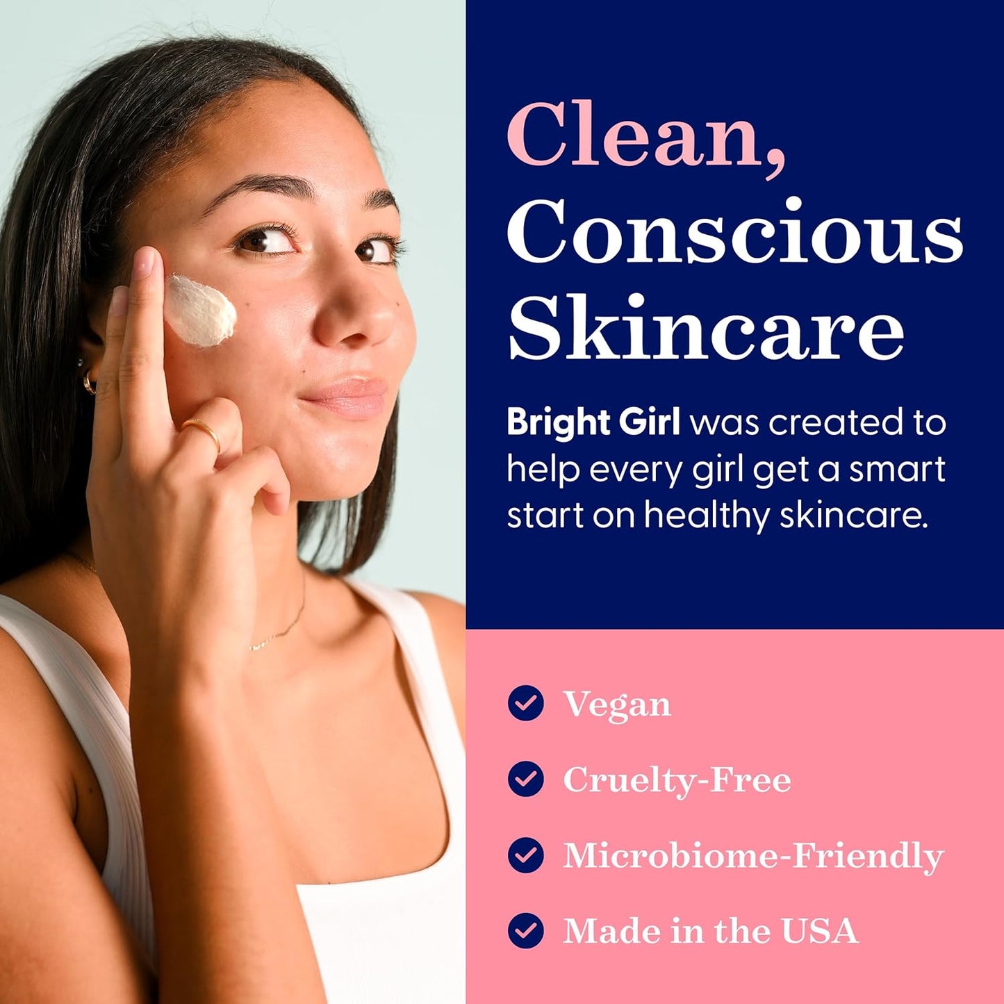 Calm+Bright Facial Mask for Teens - Soothing, Non-Drying, pH-Balanced Skincare by Dr. Angela Casey Sensitive Calming Gentle Radiant